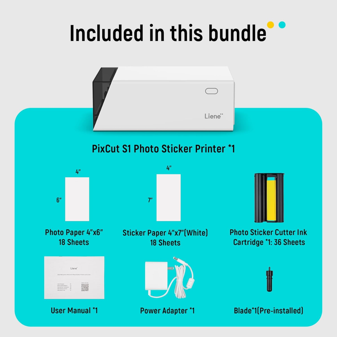 Clyvora - PixCut S1 Sticker Printer & Cutter