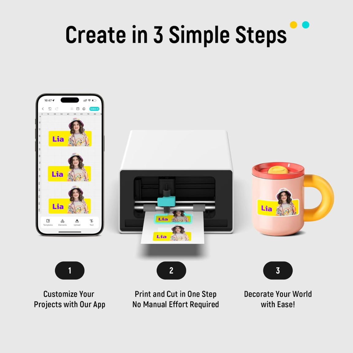 Clyvora - PixCut S1 Sticker Printer & Cutter