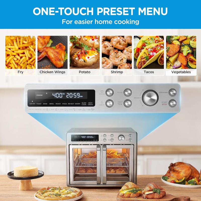 Air Fryer - MideaFlexify™ French Door Air Fryer Oven