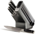 NinjaFoodi StaySharp Knife Block with Integrated Sharpener, 5-Piece Set