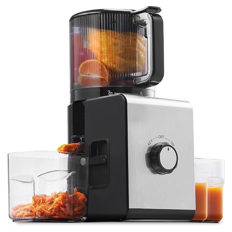 Cold Press Juicer Machine with 6.5" Large Feed Chute