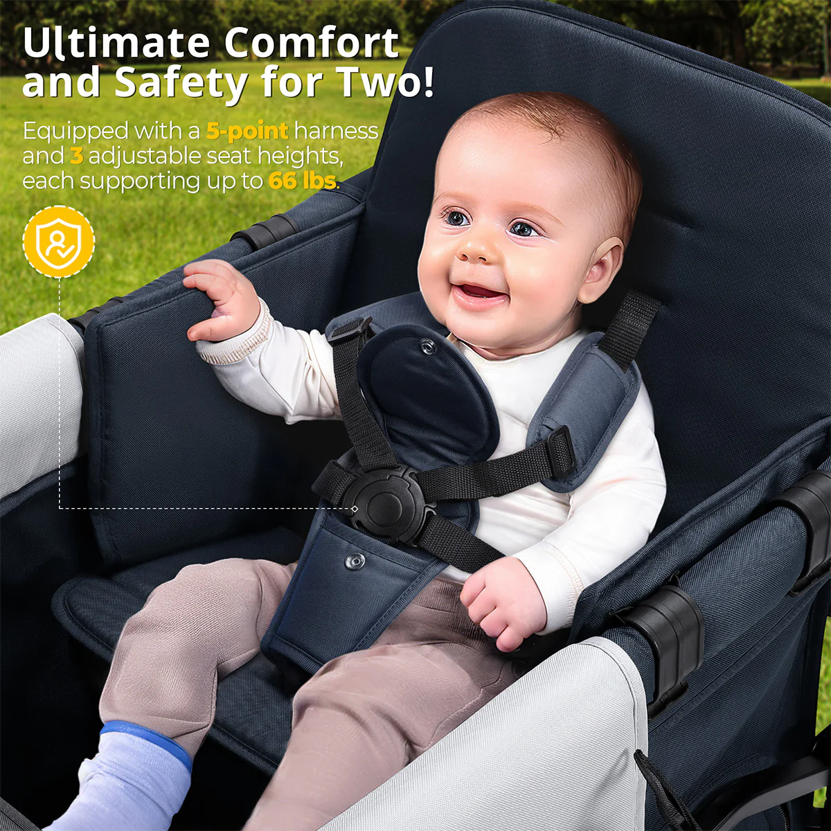 Clyvora - Momfann Stroller Wagon for Kids