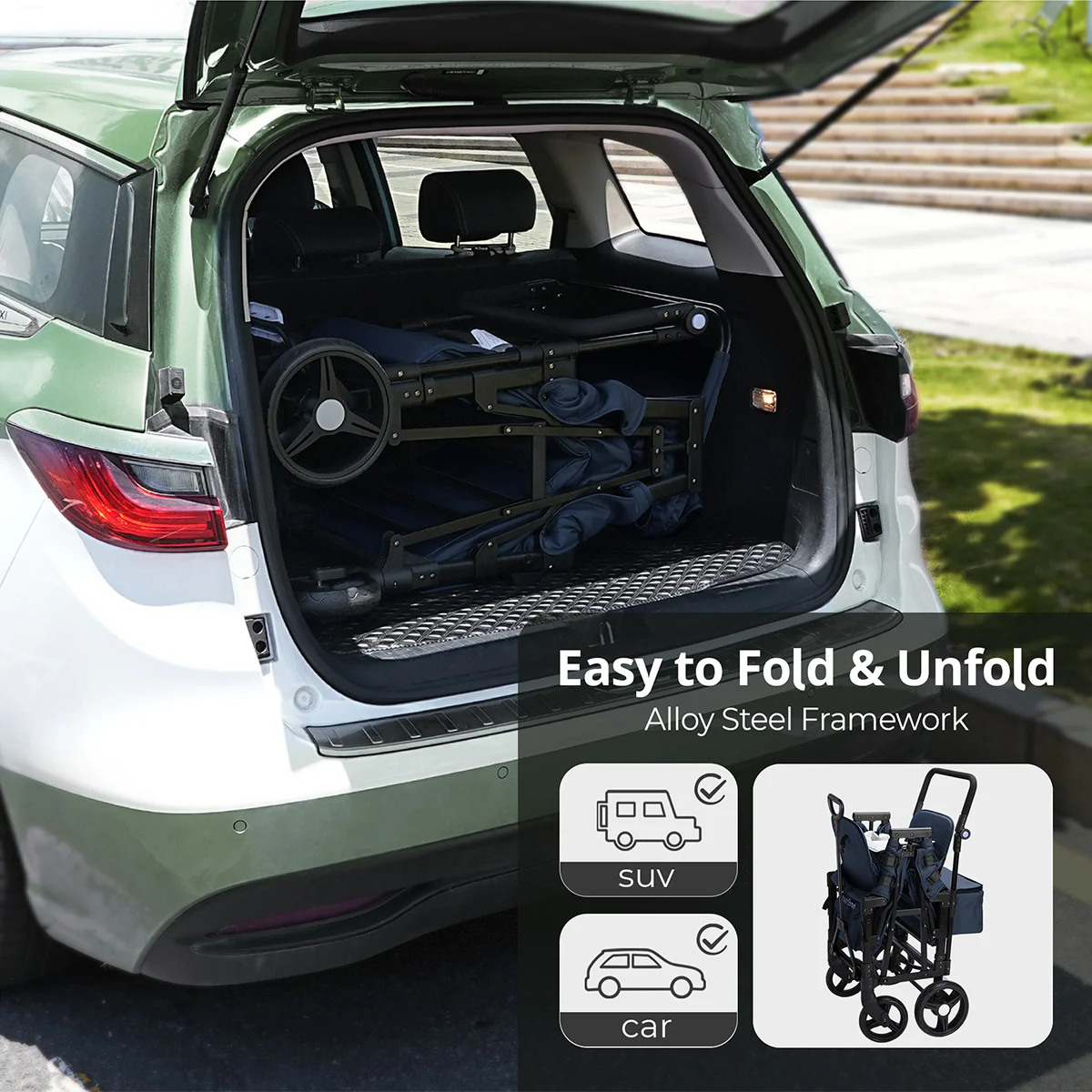 Clyvora - Momfann Stroller Wagon for Kids