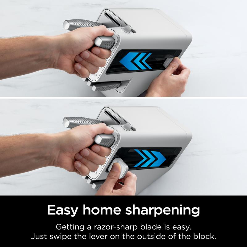 Ninja NeverDull™ 12-Piece Stainless Knife System with Built-in Sharpener